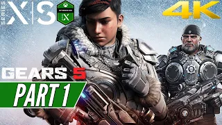 GEARS 5 (XBOX SERIES X) Walkthrough Gameplay 4K 60FPS [PART 1] OPENING - No Commentary
