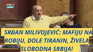 Srđan Milivojević rastura naprednjake u Narodnoj skupštini!