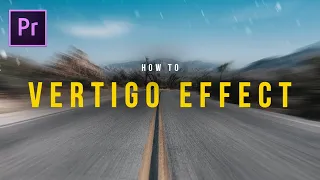 VERTIGO EFFECT In Adobe Premiere Pro - SUPER FAST Tutorial - How To Fake A Dolly Zoom