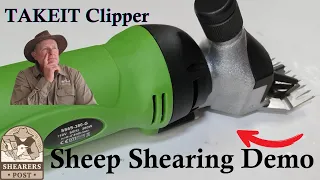 Sheep Clipper Demo by a Real Shearer Is the TAKEIT Amazon & Ebay Sheep Shearing Clipper Any Good?