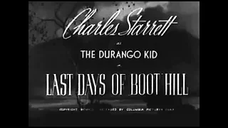 The Durango Kid - Last Days Of Boot Hill - Charles Starrett, Smiley Burnette