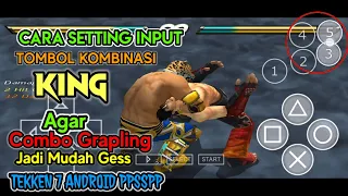 WAJIB TAHU !!! RAHASIA COMBO GRAPPLING KING JADI MUDAH...CARA SETTING TOMBOL 12345 ANDROID PPSSPP