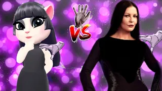 My Talking Angela 2 ☠️/Morticia Addams Vs Angela Cosplay new 🥰😍 Makeover Gameplay 💃🖤 new look