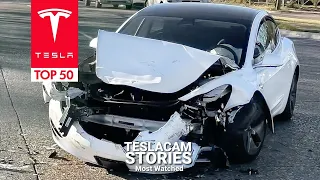 BEST OF WHAM BAAM TESLACAM - TOP 50 CRASH, FAIL, ROAD RAGE & TESLA AUTOPILOT VIDEOS - 1 HOUR