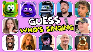 Guess Who's SINGING🎤🔊 | MrBeast, Freddy Fazbear, Salish Matter, Skibidi Toilet