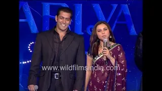 Salman Khan, Rani Mukerji, Sonam Kapoor and Ranbir Kapoor at the music release of 'Saawariya'