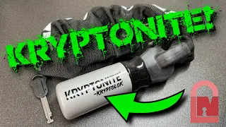 Kryptonite Kryptolok Chain Lock Picked