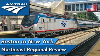 Amtrak NORTHEAST REGIONAL Review : Boston to New York by train