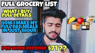 Grocery Shopping Expenses in Canada | Grocery Cost & Save Money| SAGAR KAPOOR CANADA