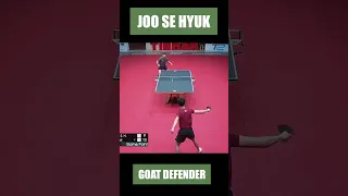 THAT Is Why Joo Se Hyuk Is The GOAT OF DEFENSE! #shorts #tabletennis
