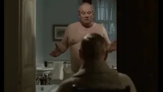 Nothing to conceal, nothing to hide - FDR & Churchill - bathroom scene. Into the Storm (2009) clip.