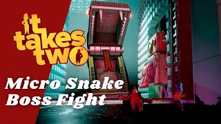 It Takes Two: Chapter 7 - The Attic | Part 1 - Microphone Snake Boss Fight | GsGaming
