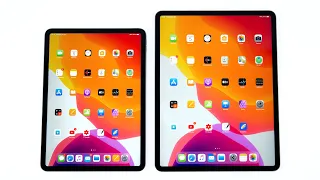 iPad Pro 11" vs 12.9" Größenvergleich