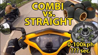 Combination Vs Straight Flyballs | Acceleration and RPM Test | Alin ba ang mas Quality sa Dalawa?