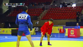 KHATKHOKHU vs TOKMAKHANBET. 64 kg Cadets male. World Cadets, Youth & Junior SAMBO Championships 2022