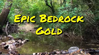 Gold Prospecting - Breaking up Bedrock with Amazing Results