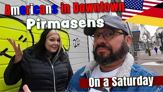 Americans visit Downtown Pirmasens