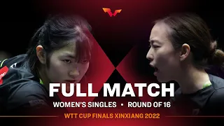 FULL MATCH | Miyuu KIHARA vs Kasumi ISHIKAWA | WS R16 | WTT Cup Finals Xinxiang 2022