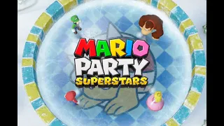 Mario Party SuperStars - Peach vs Mario vs Luigi vs Donkey Kong (Space Land)