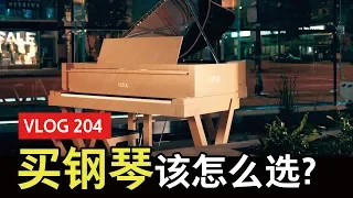 VLOG 204：如何选购钢琴？看这个视频就彻底明白了～