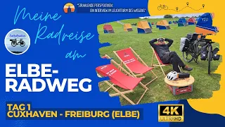 Meine Radreise am Elberadweg - Tag 1 - Cuxhaven - Freiburg (Elbe)