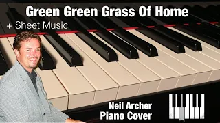 Green Green Grass Of Home - Tom Jones - Piano Cover + Sheet Music