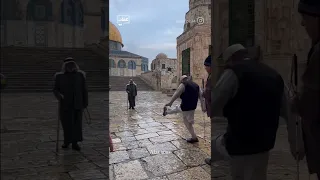 #shorts حتى الكفيف فيها يُبصر! . . . المسجد الأقصى🌧