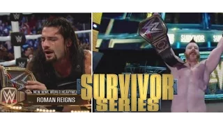 WWE Survivor Series 2015 Roman Reigns & Sheamus Become WWE CHAMPION In ONE NIGHT!