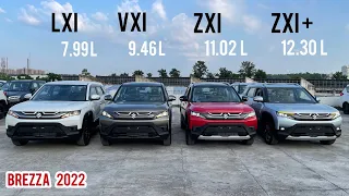 New Suzuki Brezza 2024 🔥 Variants Explained | Lxi vs Vxi vs Zxi vs Zxi+ | Full Detailed Comparison!