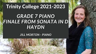 Finale - Haydn, Grade 7 Trinity College Piano 2021-2023 Jill Morton  - Piano