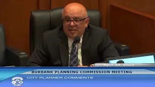 Burbank Planning Commission Meeting - April 24 2023