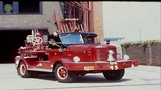Vintage Film ♦ 1969 Chicago Fire Department ♦ Fire Trucks ♦ Cadillac Ambulance ♦ Water Fire Boat