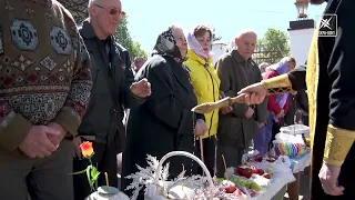 Православные верующие собирались в храмах Воскресенска на освящение пасхальных куличей