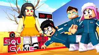 ROUND 6 no ROBLOX... NOSSA BATALHA SERÁ LENDÁRIA - (SQUID GAME ROBLOX)