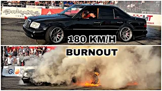 E 500 W124 The Best 🔥 BURNOUT 🔥 180 KM/H 275/30/R19