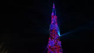 Dubai - Burj Khalifa (New Years Eve 2017–2018)