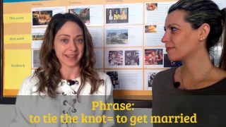 Phrase of the week - To tie the knot