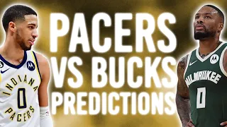 Indiana Pacers vs Milwaukee Bucks Series Predictions | 2024 NBA Playoffs