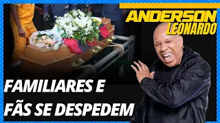 Enterro de Anderson do Molejo - Familia lamenta a perda, fãs cantam