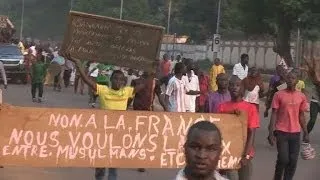 Bangui: des musulmans manifestent contre l'armée française