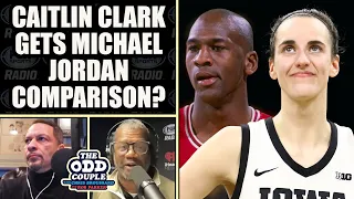 Caitlin Clark Gets Michael Jordan Comparison for Being "Transformative" | THE ODD COUPLE