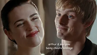 arthur & morgana being chaotic siblings