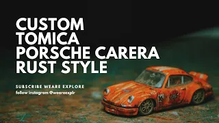 Custom Tomica Porsche Carera Rust Style by Atyd Pradana