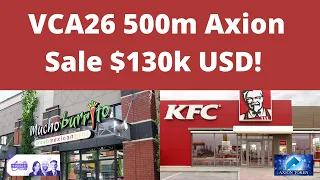 Axion Auction Day 184 (16 May) 224M AXN 15ETH 14.6M! VCA26 Open 500m Axion $130k! Over 100BTC Divs!