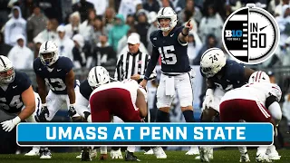 UMass at Penn State | Oct. 14, 2023 | B1G Football in 60