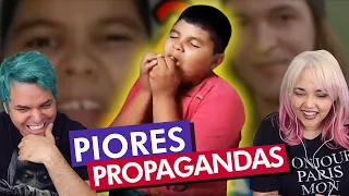 REACT As PIORES propagandas e comerciais da Televisão! PARTE 2 (Fala de Tudo)