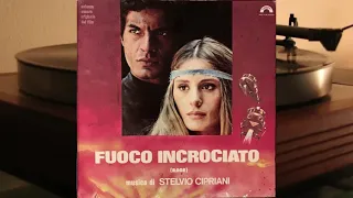 Stelvio Cipriani - Fuoco Incrociato (Rage) - vinyl alp album - Taida Urruzola - Cinevox - MDF 33.166