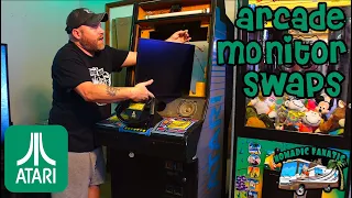 Fixing My Own Arcade Cabinets ~ Monitor Replacement Attempts...