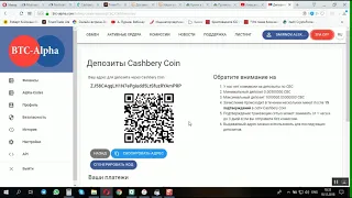 Возможный вывод задолжности с кэшбери  Перевод cashbery coin в фиатные деньги  Биржа btc alpha