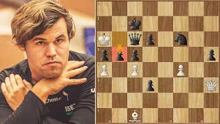 Carlsen vs Fedoseev || Just Your Casual Masterclass With Black || World Rapid Championship (2023)